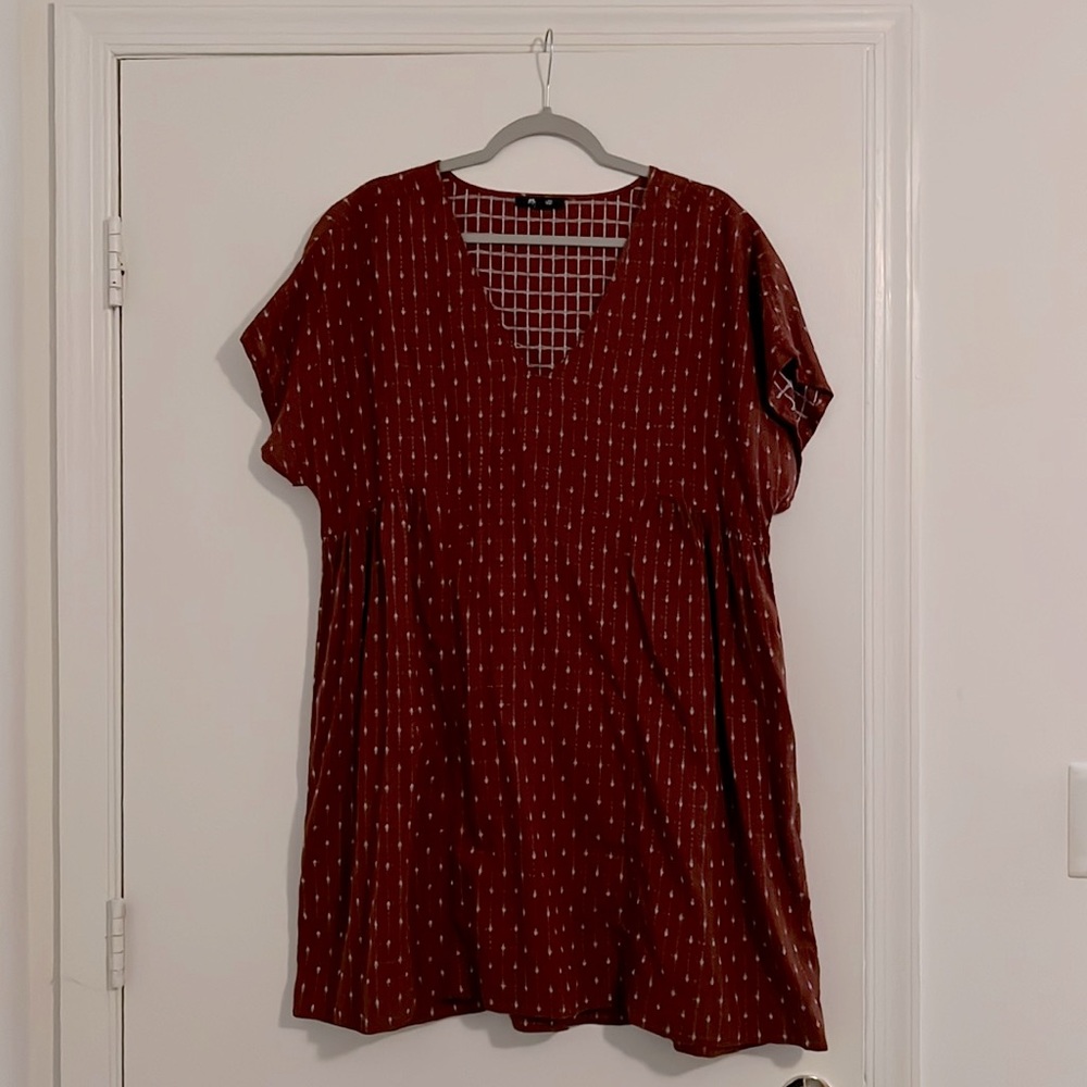 Madewell Jacquard Dolman-Sleeve Mini Dress